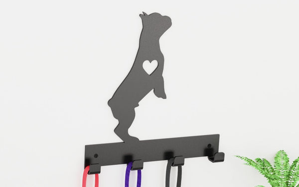 Dog Lead Holder - Frenchie Beg Heart - Buy - Designchimps