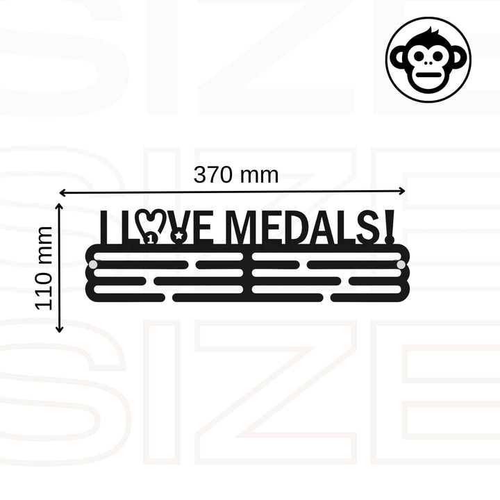 I love Medals - Medal Holder Hanger Display (Large) - Buy - Designchimps